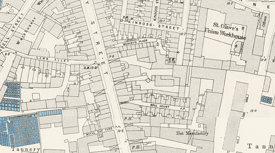 Bermondsey Street Map