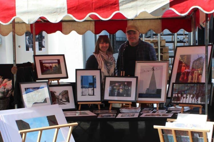 Richard and Sarah Miller at 2018 Bermondsey Street Festival