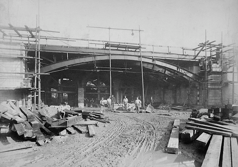 New Railway Bridge across Tower Bridge Road 1904